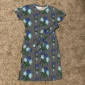 Striped Floral Marly Dress